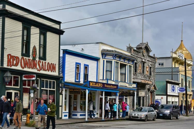 Downtown Skagway, Alaska. Encircleworldphotos.com photo.