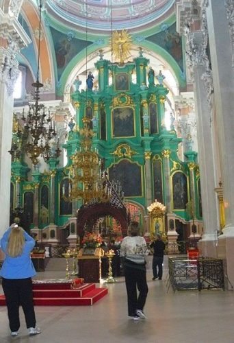 The interior of the Church of the Holy Spirit