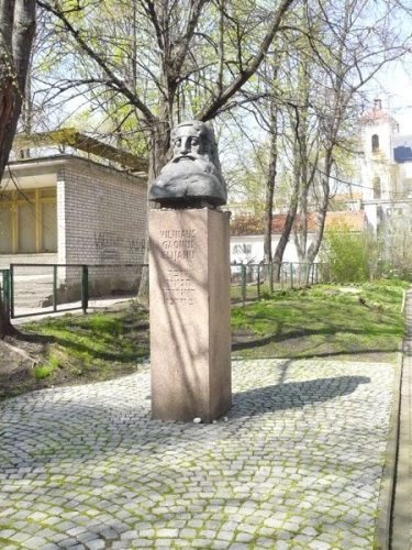 Memorial to Elijah ben Shlomo Zalman Kremer, also known as Vilna Gaon, the saintly genius from Vilnius