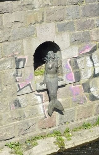 Mermaid on the banks of the River Vilna