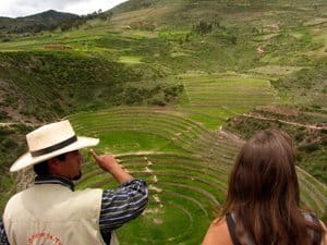 This site was once used by the Incas to test out agricultural crops, our guide told us. Photos by Michael Ward.