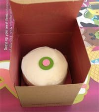 A Sprinkles Cupcake, bought from an ÁTM