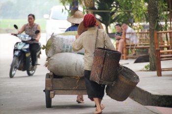Commerce all over the streets in Vietnam.