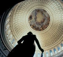 The Capitol Visitor's Center in Washington DC.