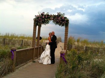 October seaside wedding at Addy Sea