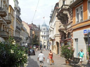 The streets of Baden-Baden, Germany.