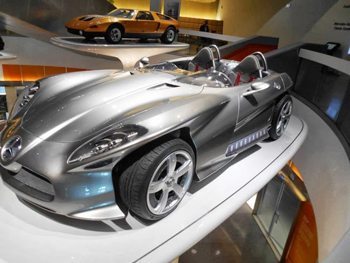 The Mercedes Benz museum, a must-stop for Benz Buyers.