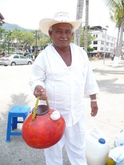 Mr Conception, a stalwart of Puerto Vallarta's Malecon.