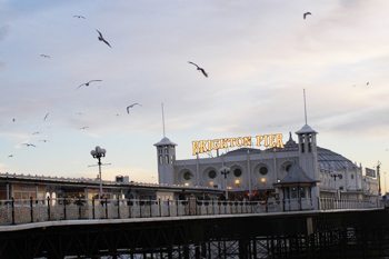 The pier at Brighton England.