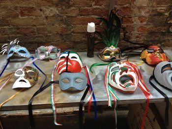 Maskmaking handiwork in Venice, on a recent Competitours trip.