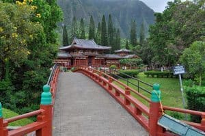 The path to the temple.