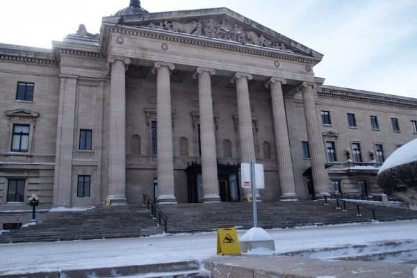 The Capital Building in Winnipeg.