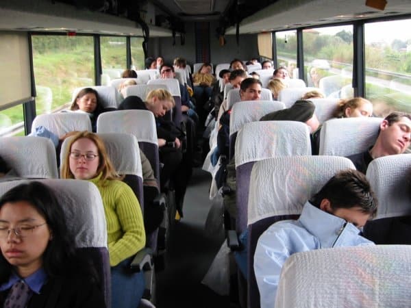 sleeping bus