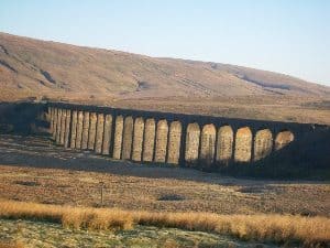 Ribblehead viaduct in the Yorkshire Dales.