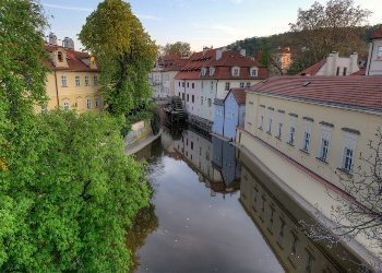 A canal in Czech countryside
