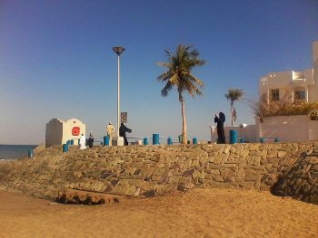 City Centre Beach in Muscat, Oman.