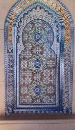 Grand mosque tiles