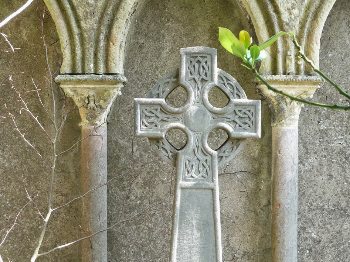 Irish cross graveyard St Marys
