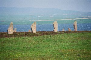 Ring of Brodgar neolithic stone circle.