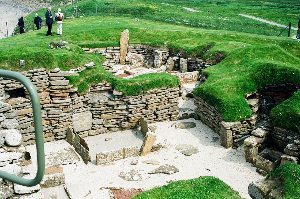 Skara Brae, some of the fanastic ruins found in the islands.