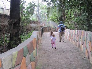 The kids enjoy a day at the Puerto Vallarta zoo.