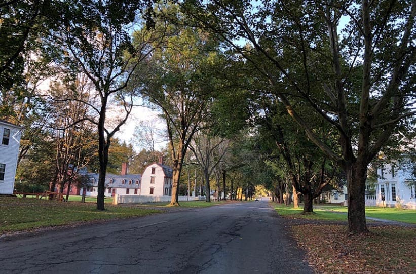 A view of Old Deerfield, Massachusetts.