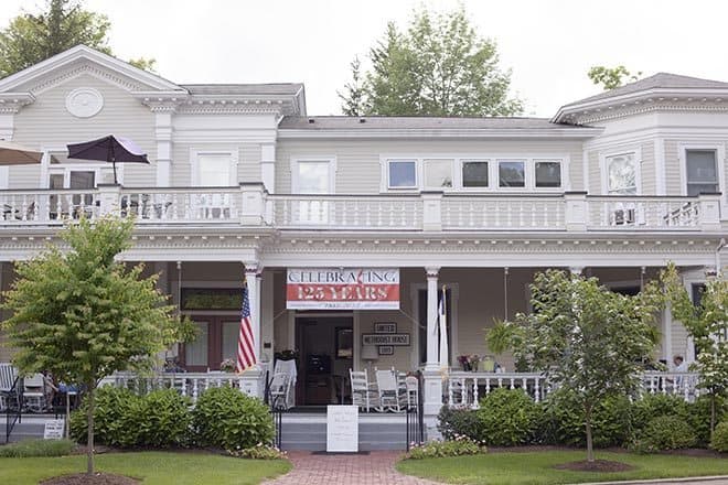 Denominational House is home to lectures and worshiping at the Institute. Chautauqua Institute photo