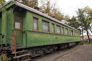 Stalin's private railroad car, which he used to travel everywhere.