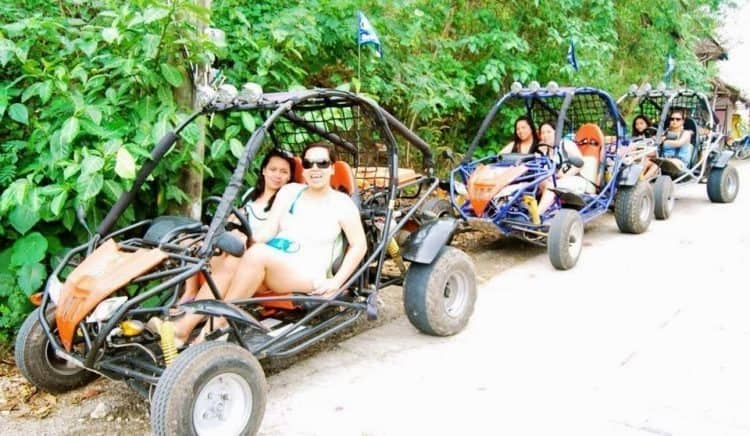 Beach buggies in Boracay.