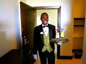 My butler at the Sandals resort.