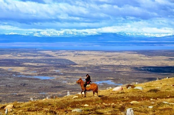 A gaucho leads a horseback ride in wild Patagonia. Keith Hajovsky photos.