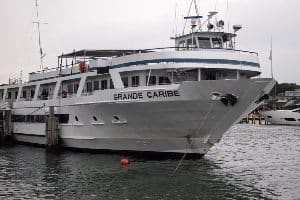 The MV Grand Caribe, a small ship based in Warren RI.