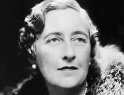 Crime novelist Agatha Christie.