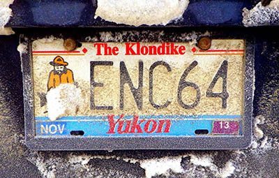 license plate yukon