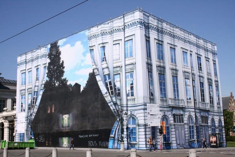 The Musee Magritte in Brussels during a 2008 renovation.