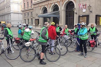 Taking a bike tour with a group can make a solo road trip less lonely.