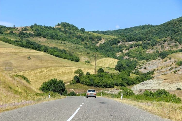 The pretty countryside of Nagorno-Karabakh, an independent nation inside of Armenia. Sarine Arslanian photos.