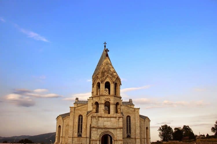 Ghazanchetsots cathedral in Shushi.