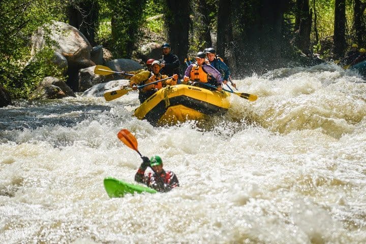 Rafting on the Roaring Fork. Red Mtn Productions photo.