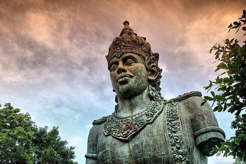 The highest statue in Bali, Garuda Wisnu Kencana. Sunset Bali Tour photo.