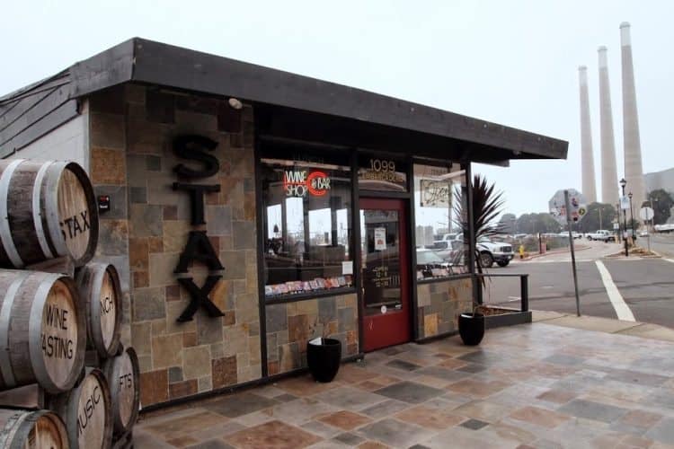 Stax Wine Bar on the Embarcadero, Morro Bay.