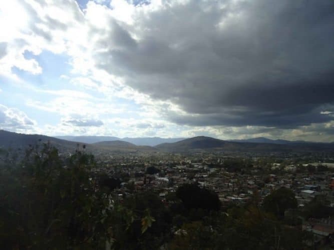 Stunning view from the bus on the way to Oaxaca