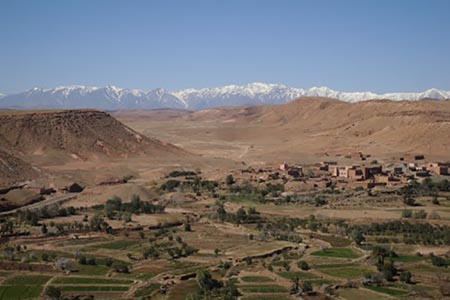 The High Atlas mountains in Morocco. Leslie Patrick photos.