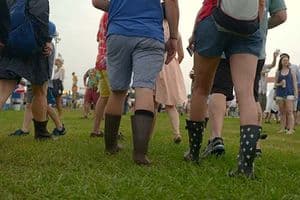 Boots at the fest.