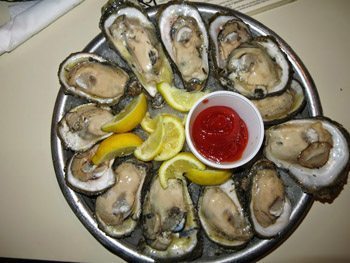 Oysters from Felix's.