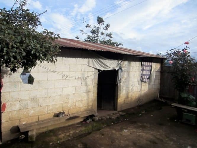 A typical House in Xecam, Guatemala.