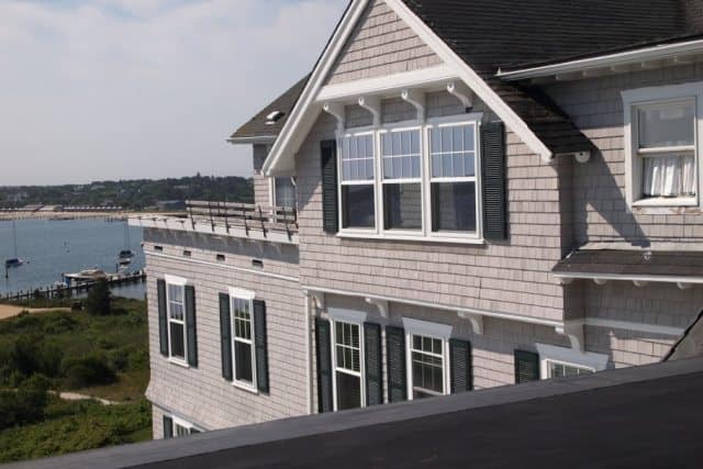 Penthouse apartment at the Harbor View Hotel, Edgartown, Mass. Max Hartshorne photos.