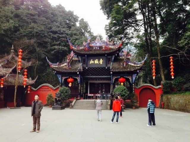 The city of Chengdu is home to many temples and beautiful structures. 