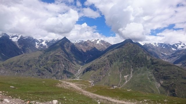 The view near the tremendous Rohtang Pass.