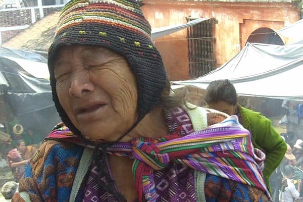 A woman in Chichicastenango's Market in Guatemala.
